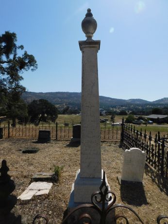 [Picture of Louis Trabucco grave]